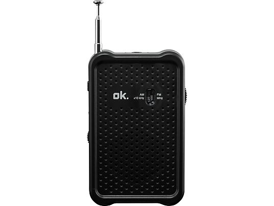 OK ORF 120 - Radio tascabile portatile (AM, FM, Nero)