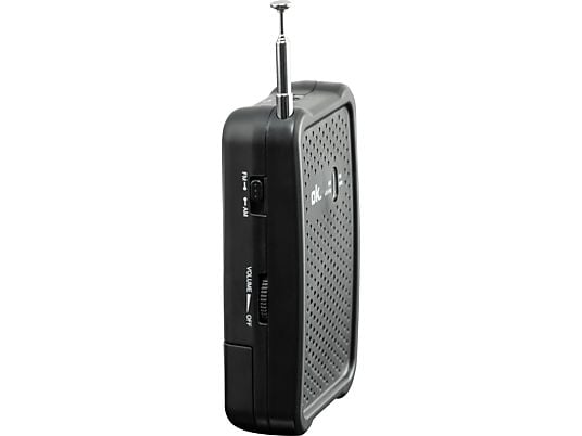 OK ORF 120 - Radio de poche portable (AM, FM, Noir)