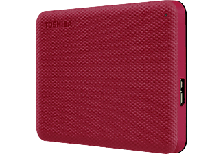 TOSHIBA Advance 1 TB 2.5" HDTCA10ER3AA Taşınabilir Harici Hard Disk Kırmızı