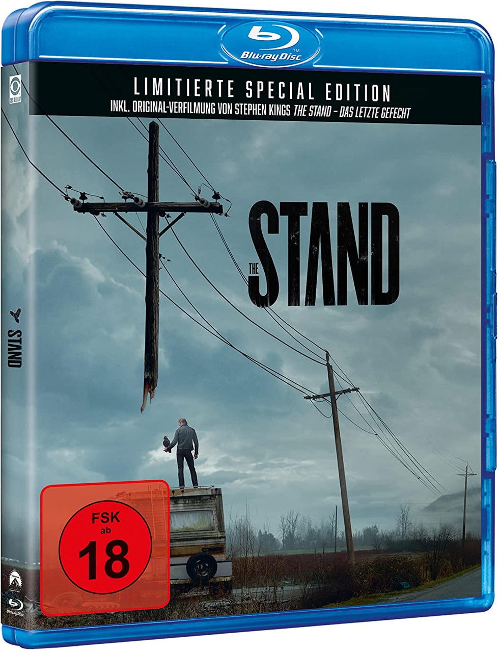 Blu-ray Disc Hülle für den Film 'The Stand' mit Cover-Art.