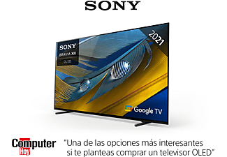 TV OLED 55" - Sony 55A80J, Bravia XR OLED, 4K HDR 120 Hz, Google TV (Smart TV), Dolby Atmos-Vision, IA, Negro
