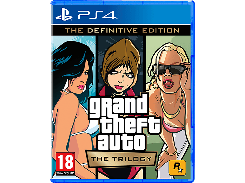 GTA Trilogy Definitive Edition - PlayStation 4 [Blu-ray]; Videogame