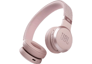 JBL Live 460NC zajszűrős bluetooth fejhallgató mikrofonnal, rózsaszín