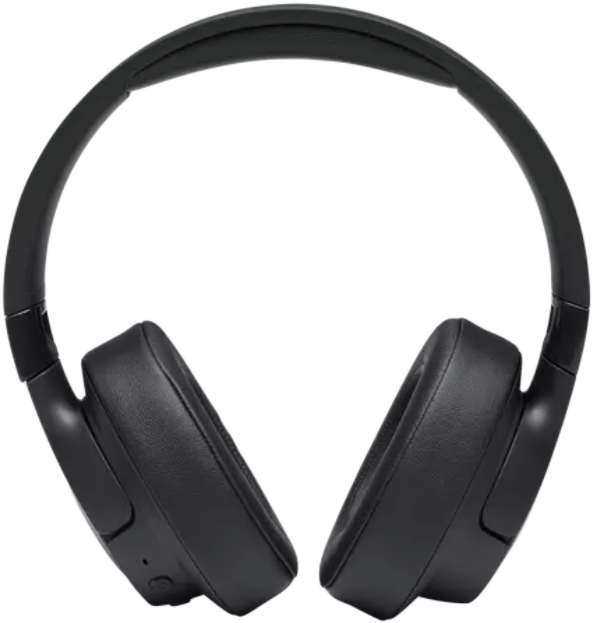 Fekete fejhallgató, over-ear design. Vastag fülkagylók, párnázott fejpánt, tiszta háttér.