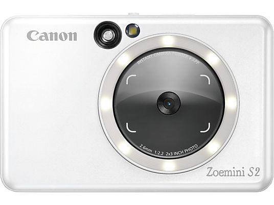CANON Zoemini S2 - Caméra à image instantanée Blanc perle