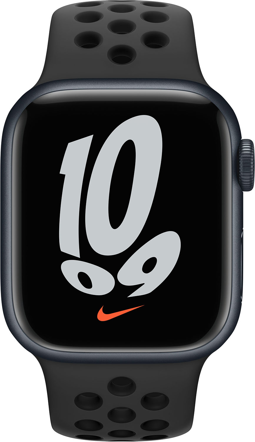 APPLE Watch Series 7 Nike+ Cellular 41 mm middernacht aluminium / zwarte sportband