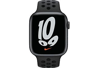 APPLE Watch Series 7 Nike+ Cellular 45 mm middernacht aluminium / zwarte sportband