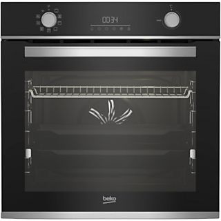 Horno - Beko BBIM13300XPSE, Multifunción, Pirolítico, 72 l, 59.4 cm, Función vapor, Negro