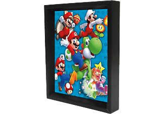 Póster - Sherwood Super Mario: Power Up, 3D, 29 cm, PVC, Multicolor