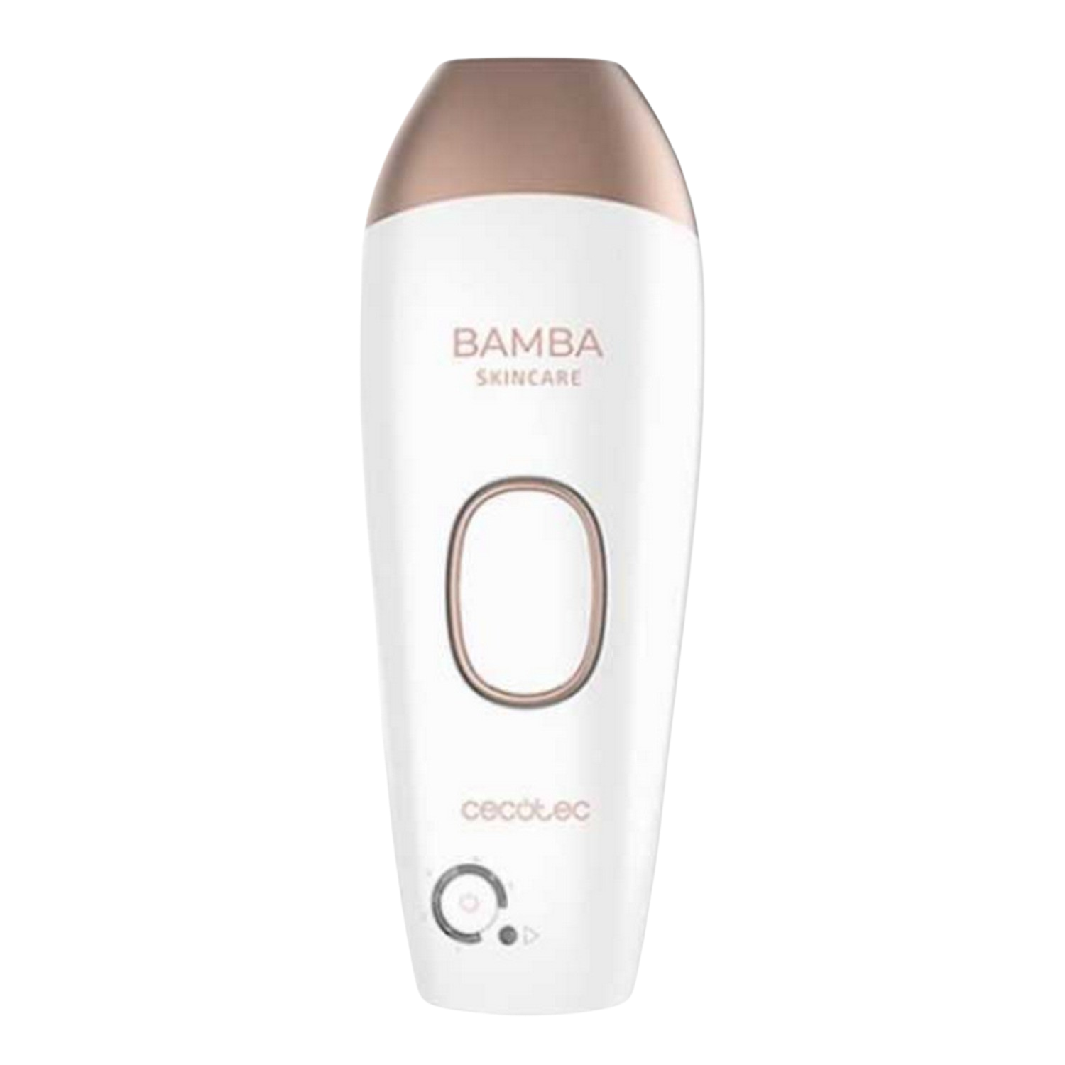 Depiladora IPL - Cecotec Bamba SkinCare, 120.000 pulsaciones, Sensor de piel, Cara y cuerpo, Blanco