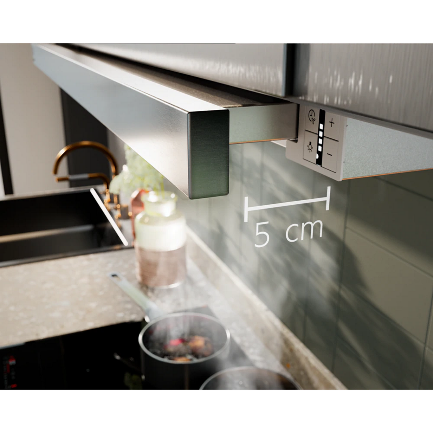 Campana telescópica - Electrolux LFP616X, De pared, 3 velocidades, 600 m³/h, 59.80 cm, Inox