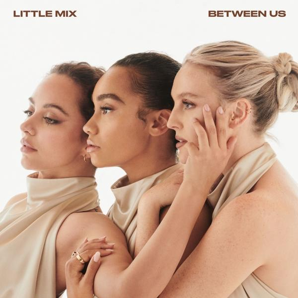 Little Mix album borító, három nő semleges ruhában, oldalra néznek.