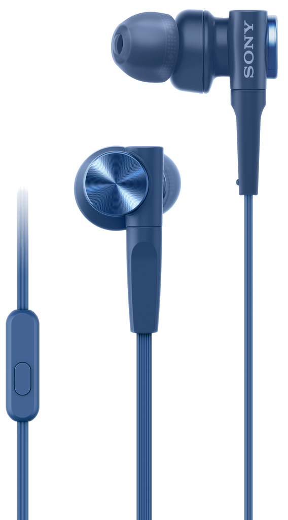 SONY Oortjes 1.2 m Blauw (MDRXB55APL.CE7)