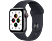 APPLE Watch SE (GPS + Cellular) 40 mm - Smartwatch (Regular 130-200 mm, Fluorélastomère, Gris sidéral / bleu nuit)