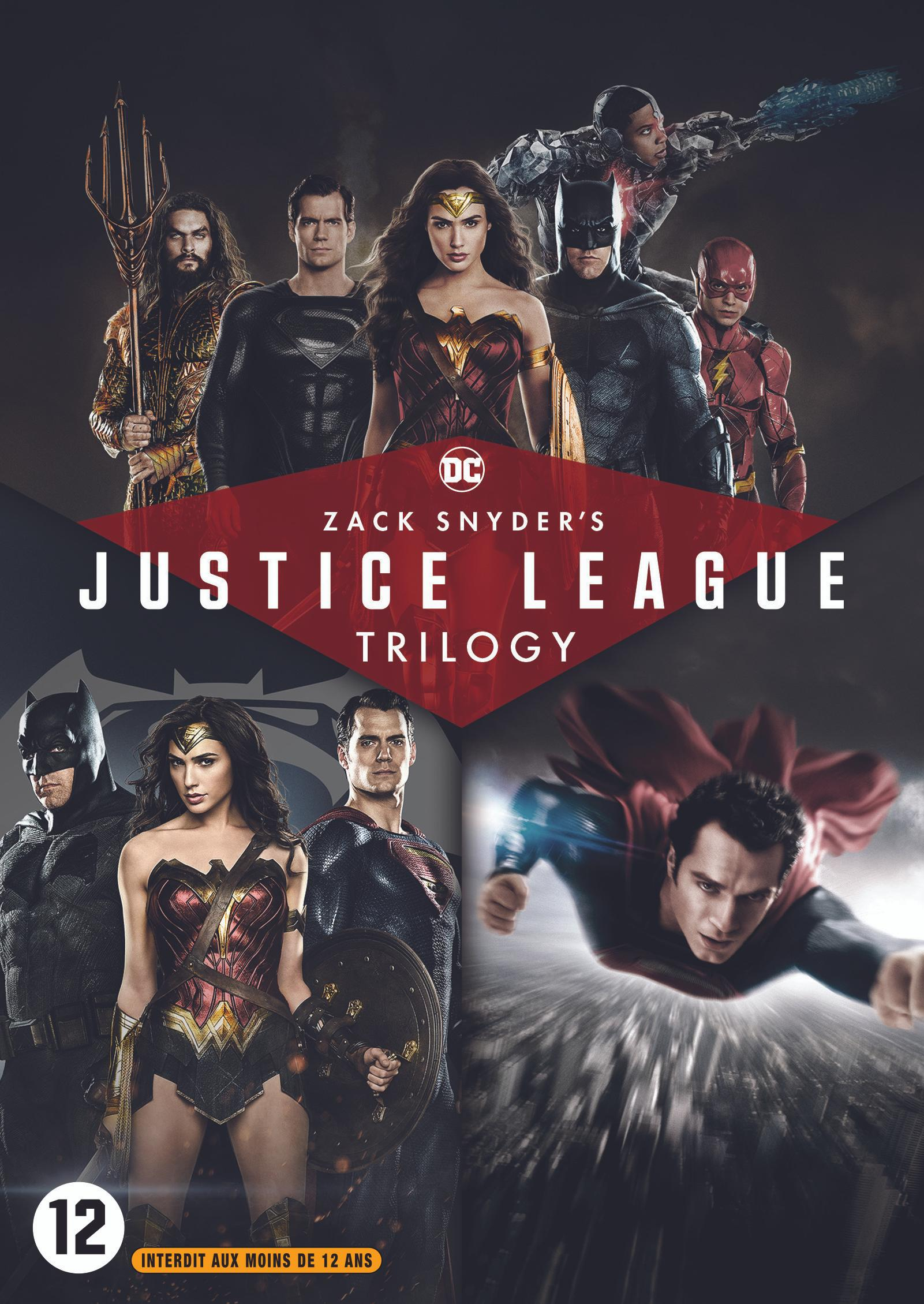 Justice League filmposter met verschillende helden in actieposes.