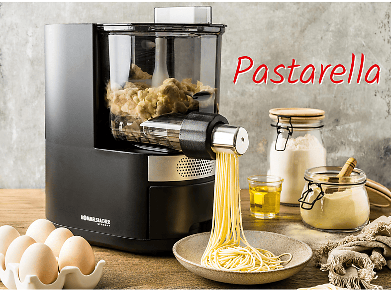 ROMMELSBACHER PM 220 Pastarella Nudelmaschine Schwarz/Silber