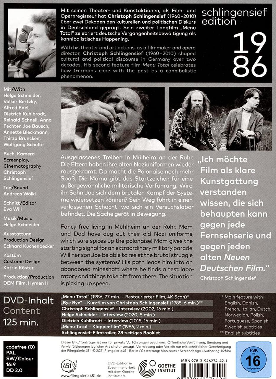 Die Rückseite einer DVD-Hülle mit Text und Bildern. Der Text ist auf Deutsch. Die Hülle hat eine Bewertung.