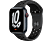 APPLE Watch Nike Series 7 (GPS + Cellular) 45 mm - Smartwatch (One Size: 140–210 mm, Hochleistungs-Fluorelastomer, Mitternacht/Anthrazit/Schwarz)