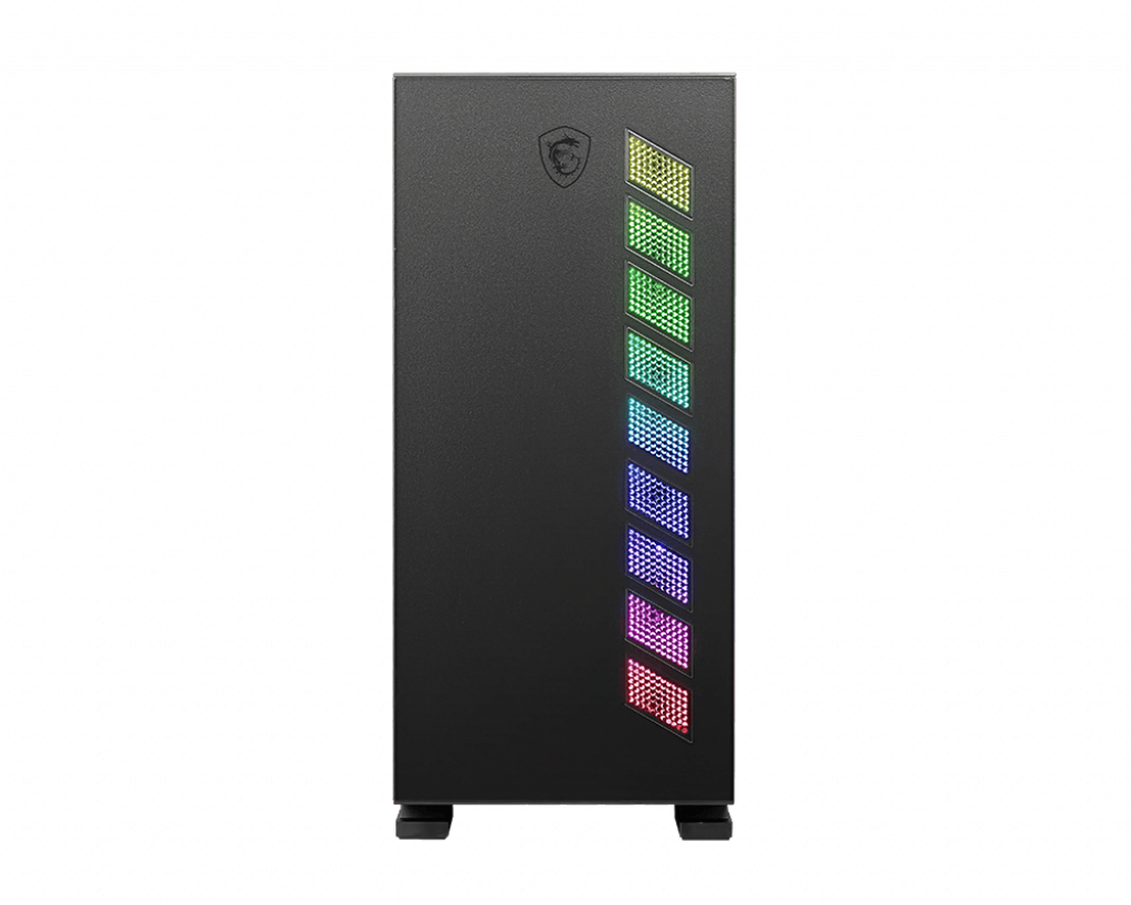 MSI Mag Vampiric 300R Lamine Temperli Cam A-RGB Fan ATX Gaming Bilgisayar Kasası Siyah
