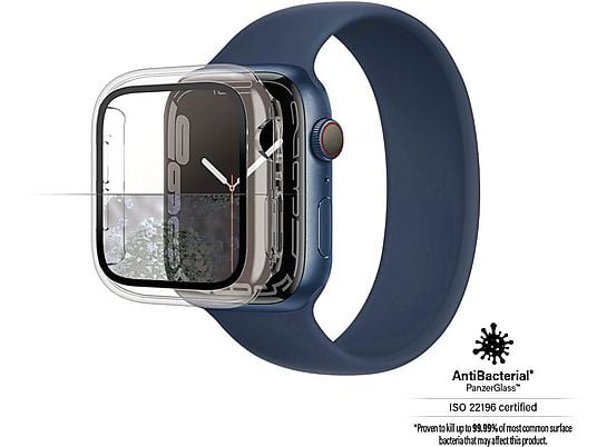 PANZERGLASS Full Body Screenprotector Apple Watch Series 7/8 45 mm Transparant
