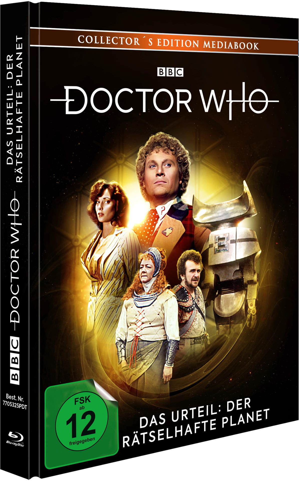 DVD-Cover für Doctor Who: Der rätselhafte Planet, mit Darstellern.