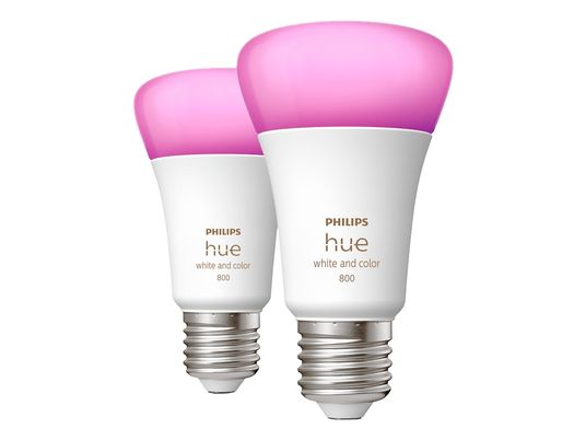 PHILIPS HUE Pack double White and Color Ambiance E27 - Ampoules (Blanc)