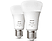 PHILIPS HUE Pack double White and Color Ambiance E27 - Ampoules (Blanc)