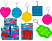 OUTDOOR TECH Fidget Push Pop Bubble - Porte-clés (Multicolore)