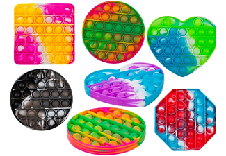 OUTDOOR TECH Fidget Push Pop Bubble - Fidget Toy (Multicolore)