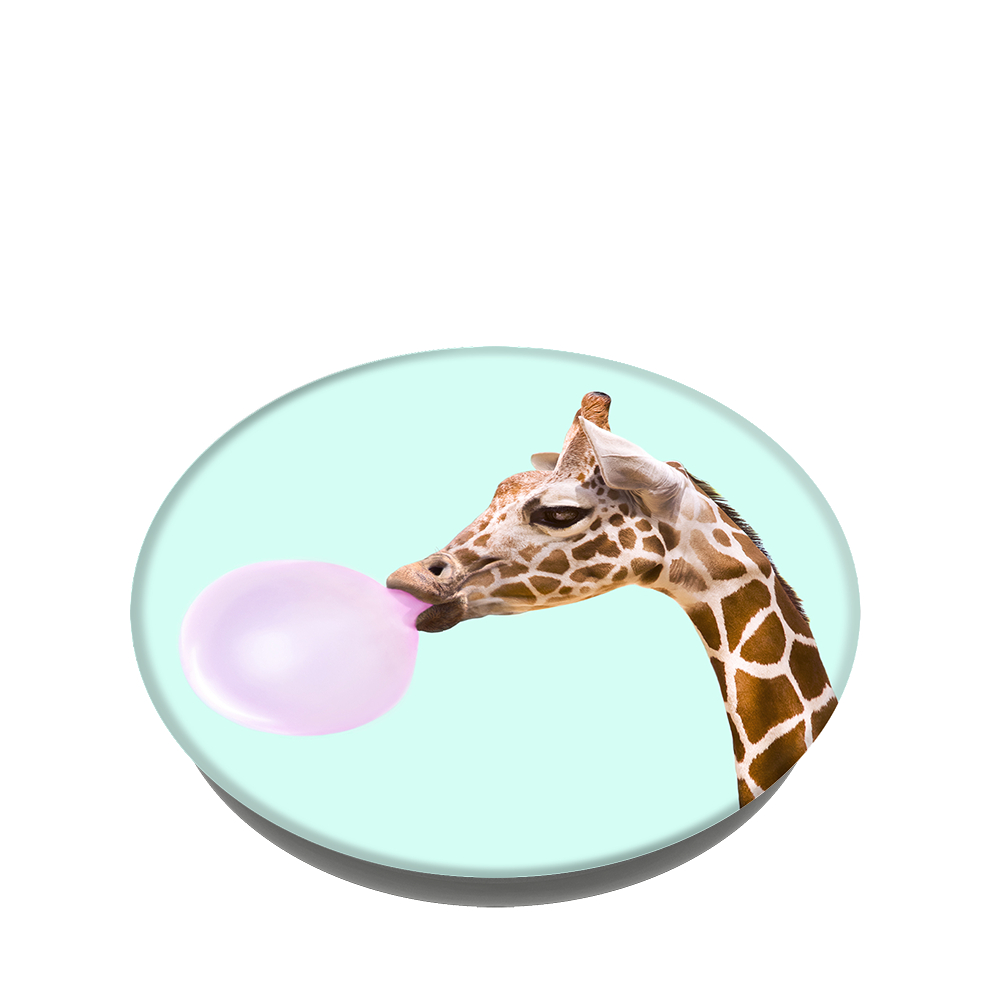 Handyhalterung, Giraffe POPSOCKETS Bubblegum Mehrfarbig PopGrip