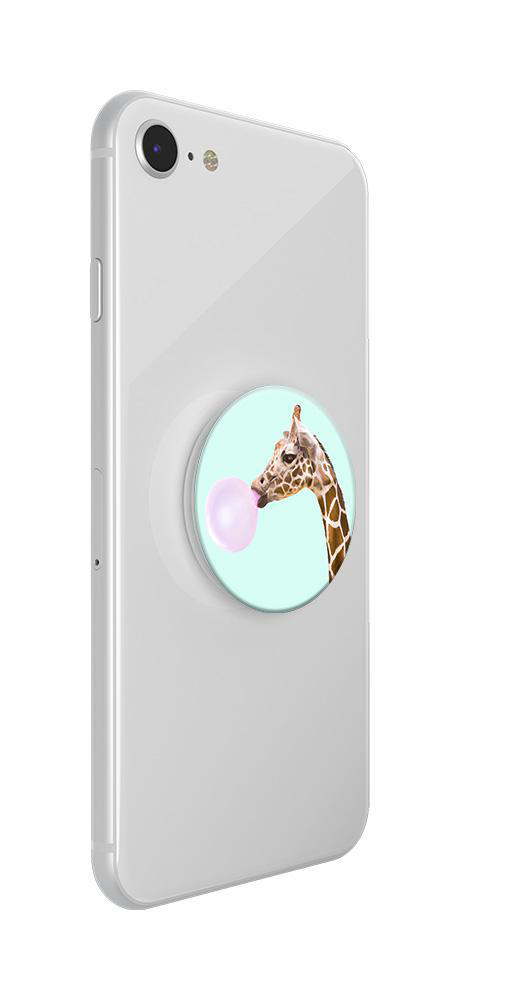 PopGrip POPSOCKETS Giraffe Handyhalterung, Bubblegum Mehrfarbig