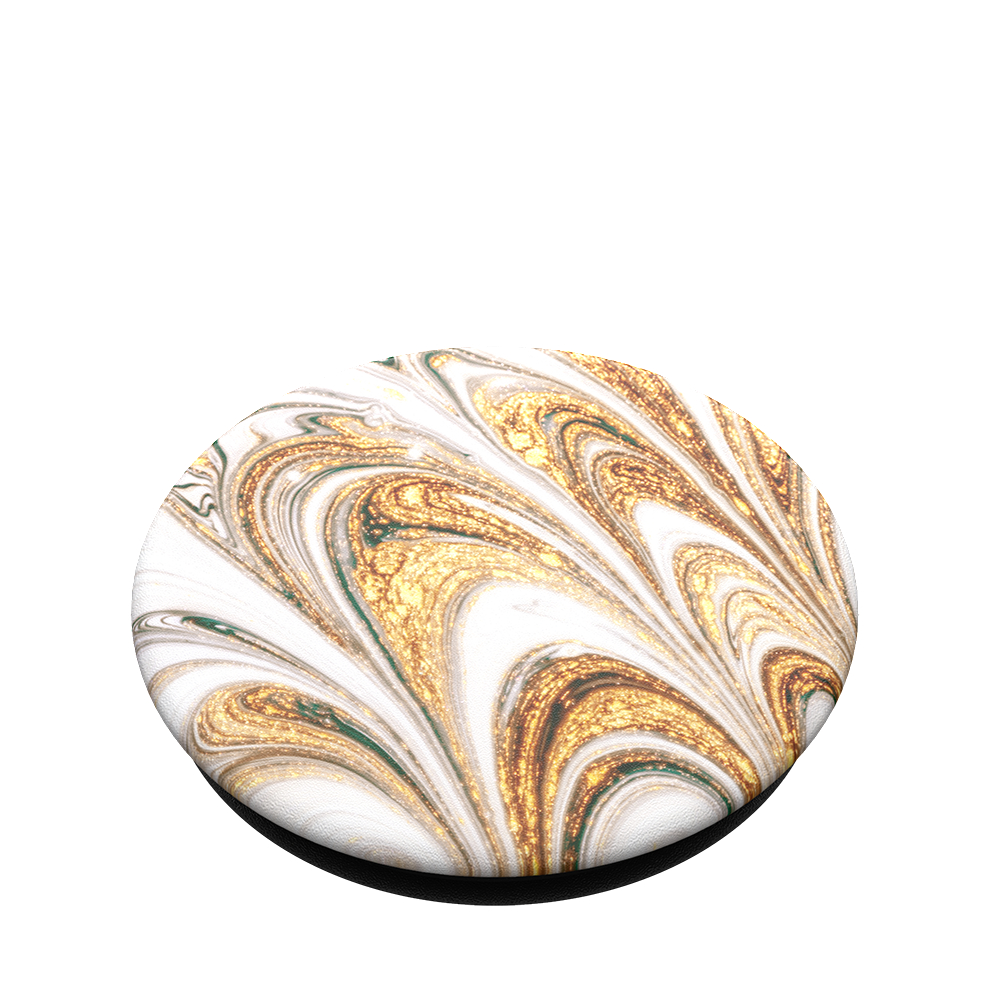 POPSOCKETS PopGrip Golden Ripple Handyhalterung, Mehrfarbig