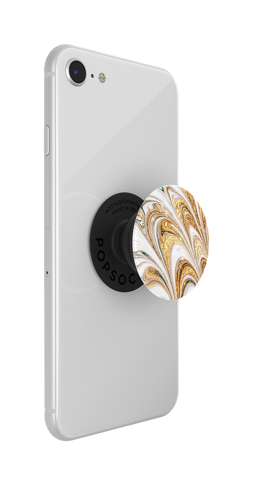 POPSOCKETS PopGrip Golden Ripple Handyhalterung, Mehrfarbig