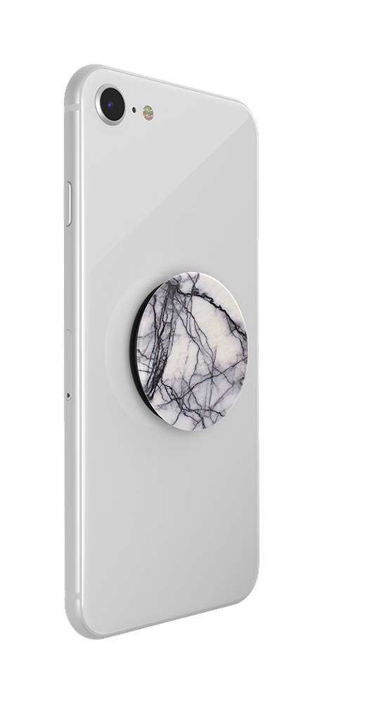 POPSOCKETS PopGrip Dove White Marble Handyhalterung, Mehrfarbig