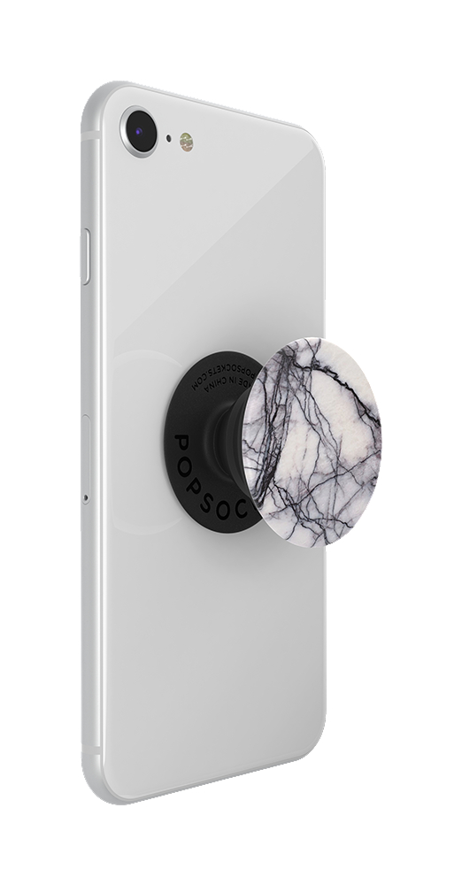 POPSOCKETS PopGrip Dove White Marble Handyhalterung, Mehrfarbig