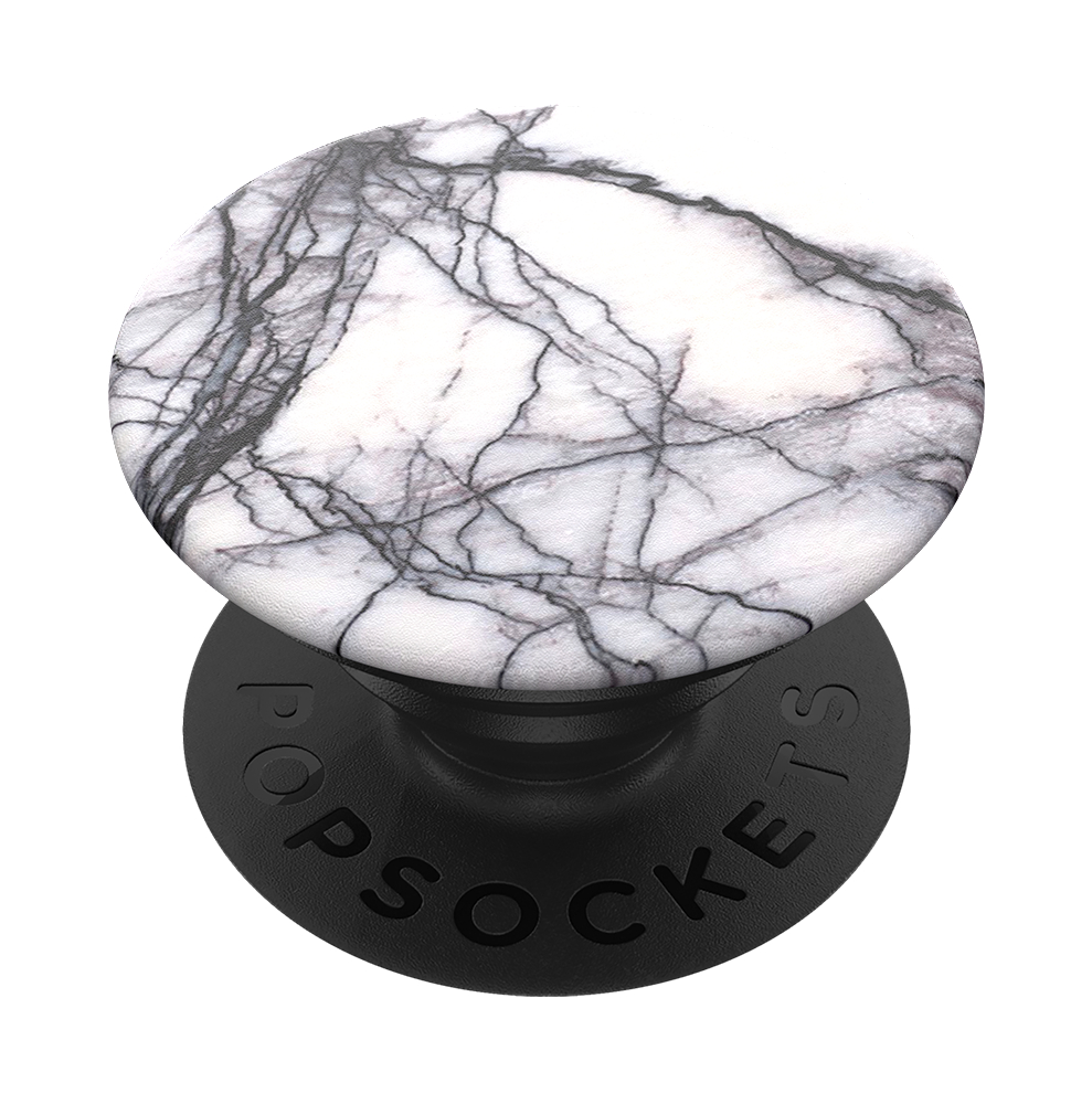 POPSOCKETS PopGrip Dove White Marble Handyhalterung, Mehrfarbig