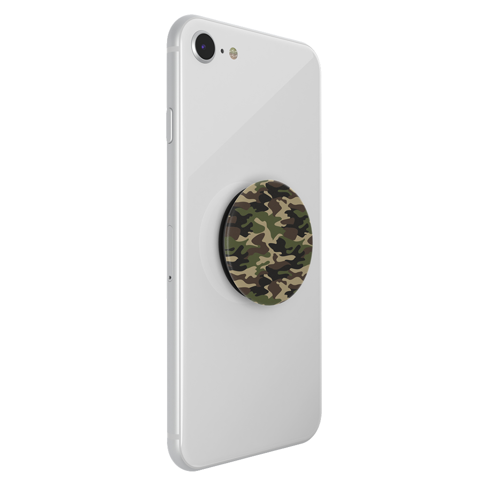 POPSOCKETS PopGrip Woodland Camo Handyhalterung, Mehrfarbig