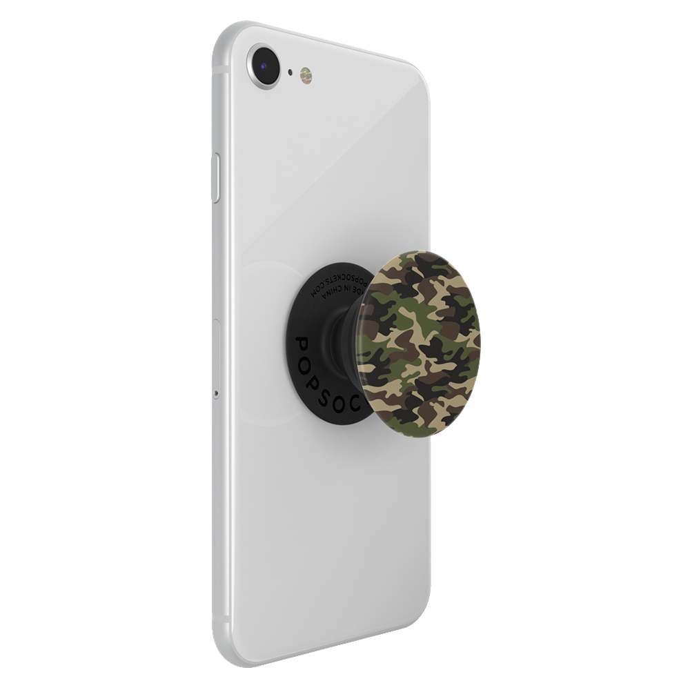 POPSOCKETS PopGrip Woodland Camo Handyhalterung, Mehrfarbig