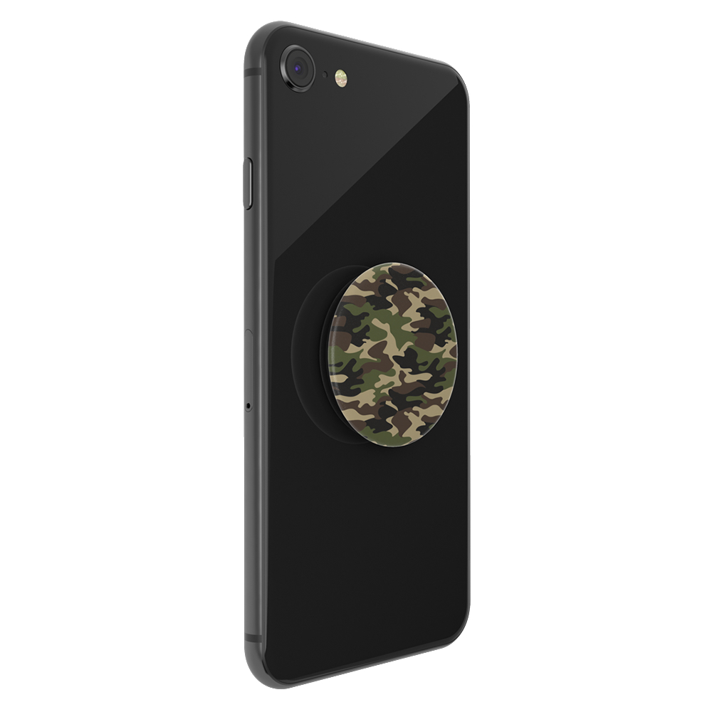 POPSOCKETS PopGrip Woodland Camo Handyhalterung, Mehrfarbig