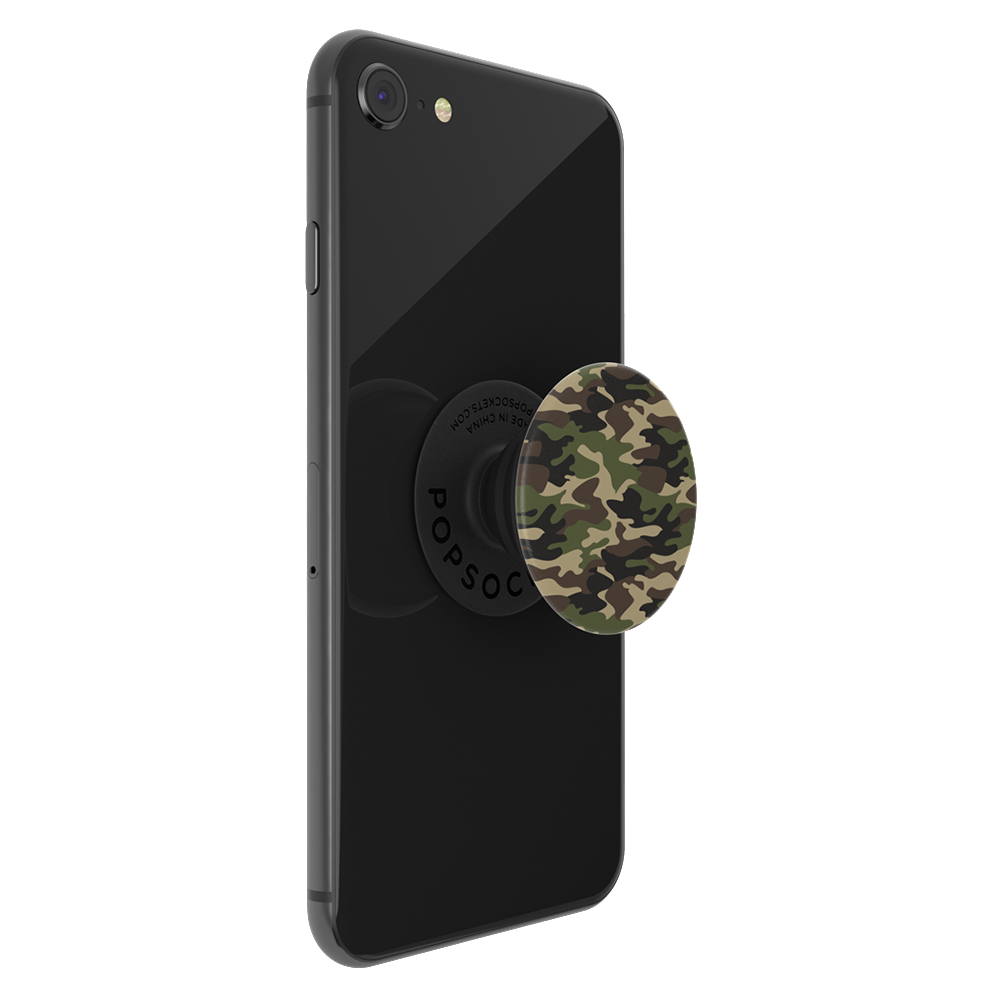 POPSOCKETS PopGrip Woodland Camo Handyhalterung, Mehrfarbig