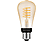 PHILIPS HUE White Ambiance E27 Edison Lampe mit Glühdraht - Leuchtmittel (Schwarz/Transparent)