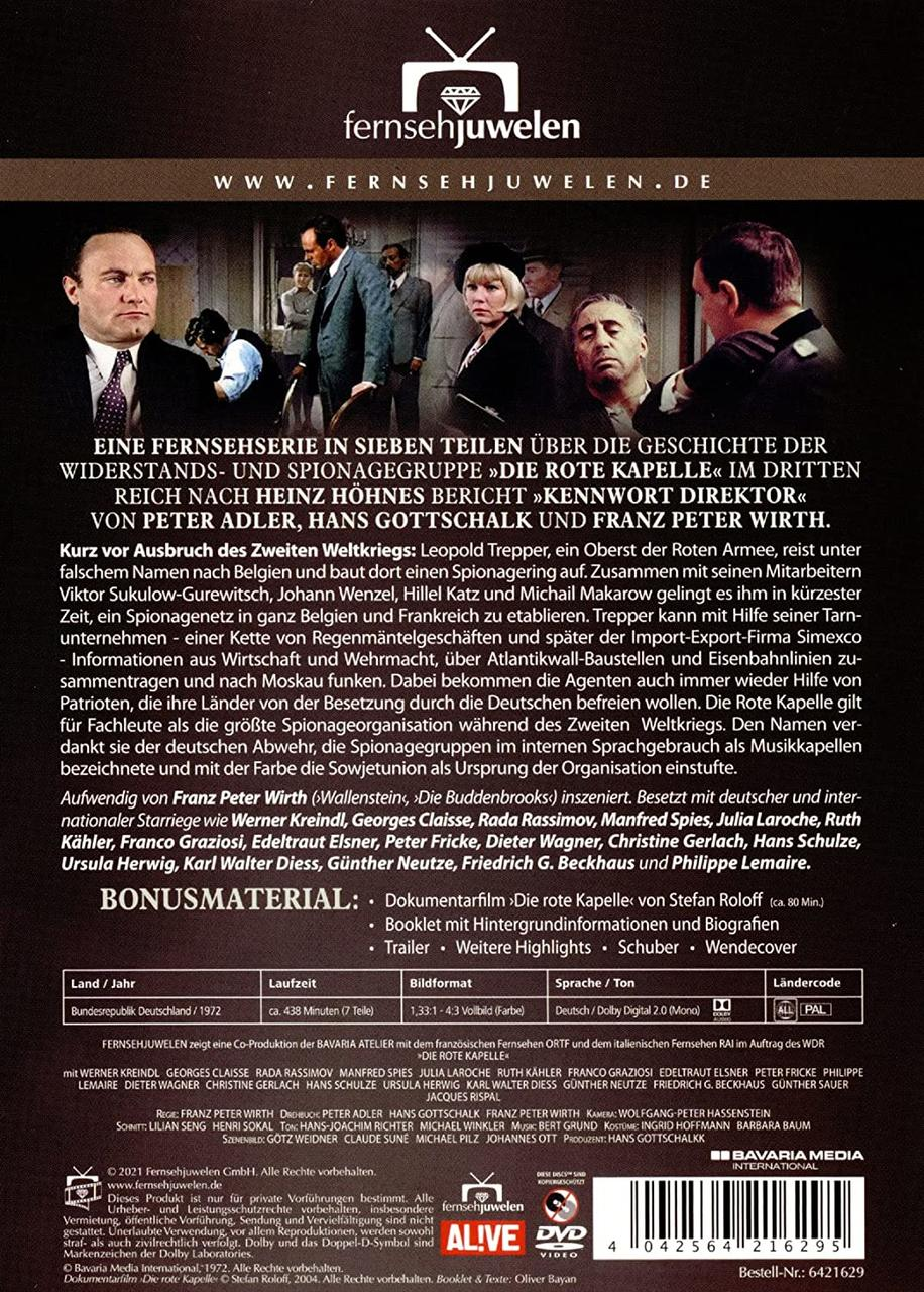 Eine DVD-Hülle mit Filmtitel und Schauspielernamen. Auf der Hülle befinden sich Bilder von Personen aus dem Film.