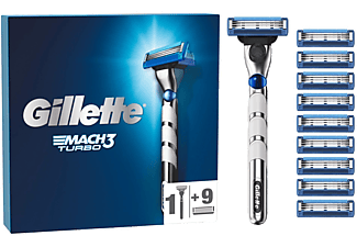 GILLETTE Mach3 Turbo rakhyvel- 10 rakblad