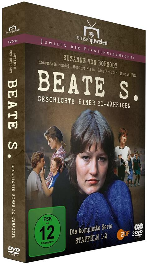 DVD-Box mit dem Film "Beate S.". Das Cover zeigt Bilder von Schauspielern und den Filmtitel.