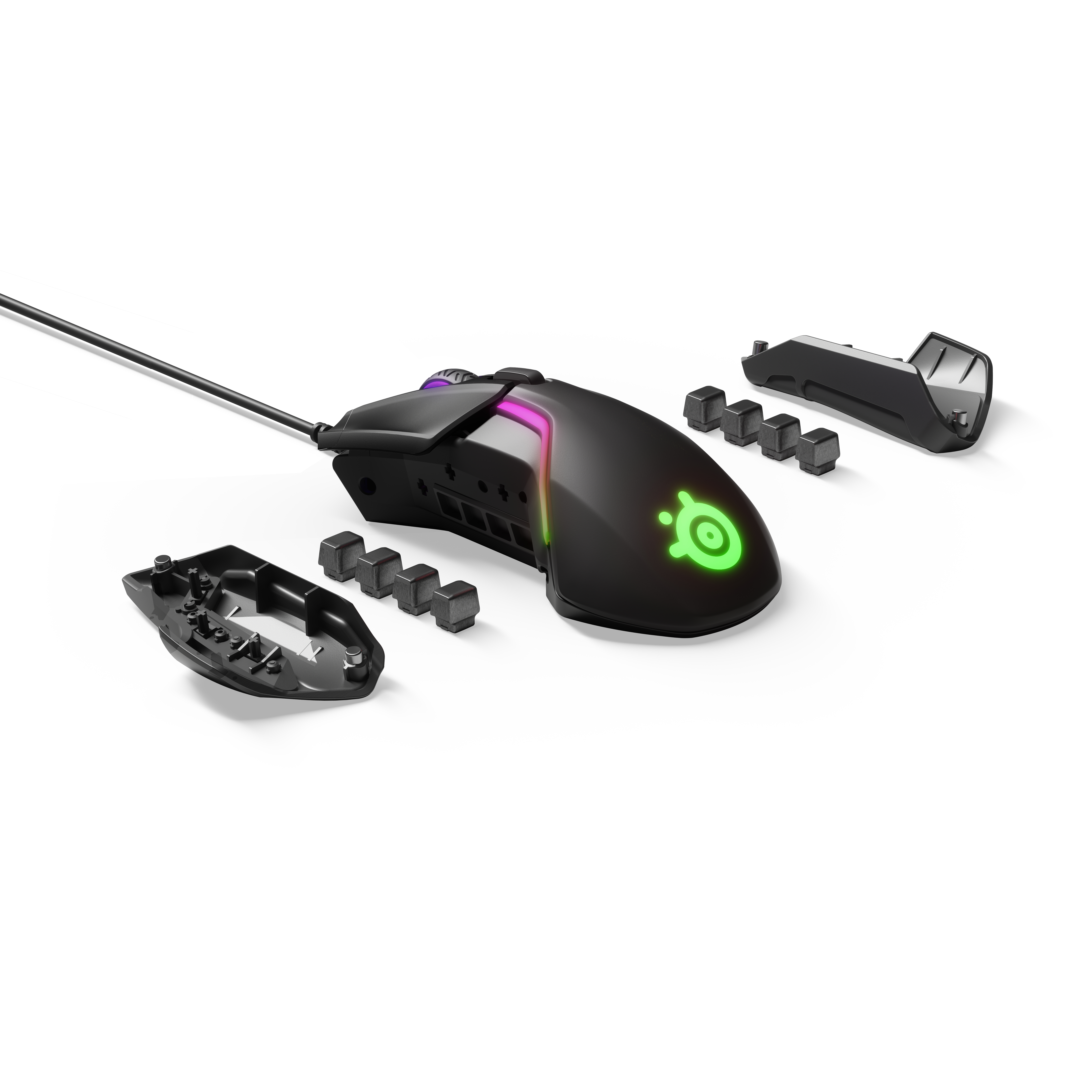 STEELSERIES Rival 600 Gaming Maus, Schwarz