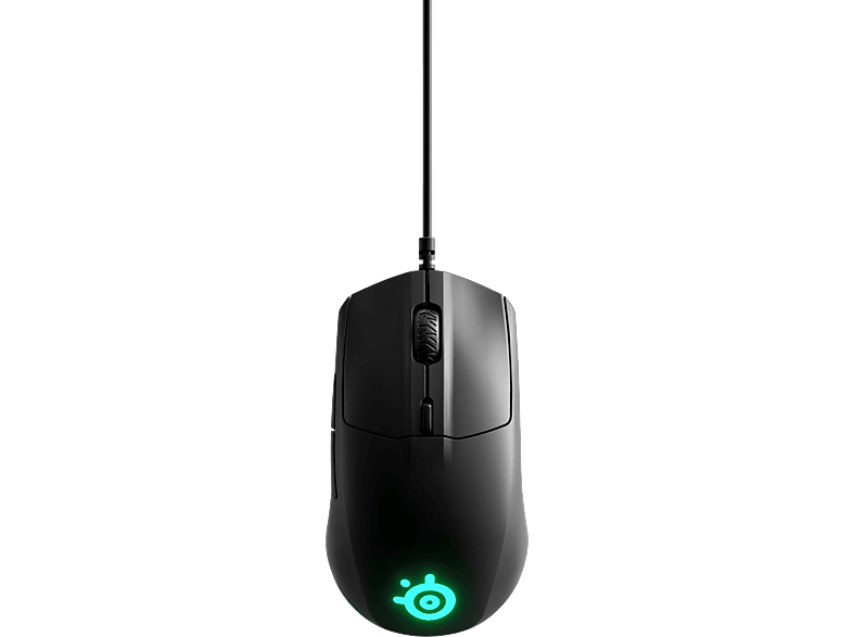 STEELSERIES Rival 3 Gaming Maus, Schwarz Gaming Maus Kabelgebunden in ...