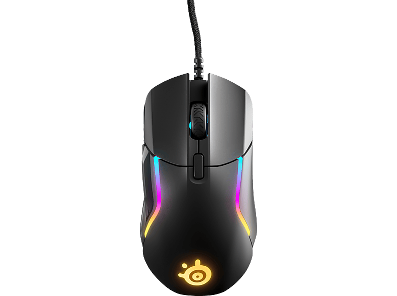 Steel Series Rival 5 Gaming Maus, Schwarz