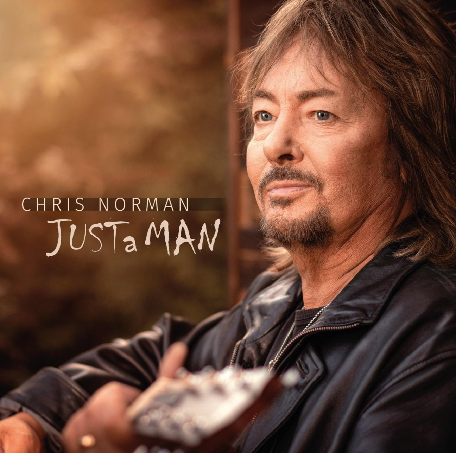 Albumcover von Chris Norman, einem Mann mit langen Haaren, der eine Gitarre hält. Weicher Hintergrund.