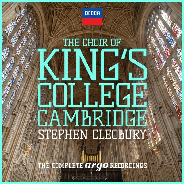 Pochette de l'album The Choir of King's College Cambridge, dans une église.