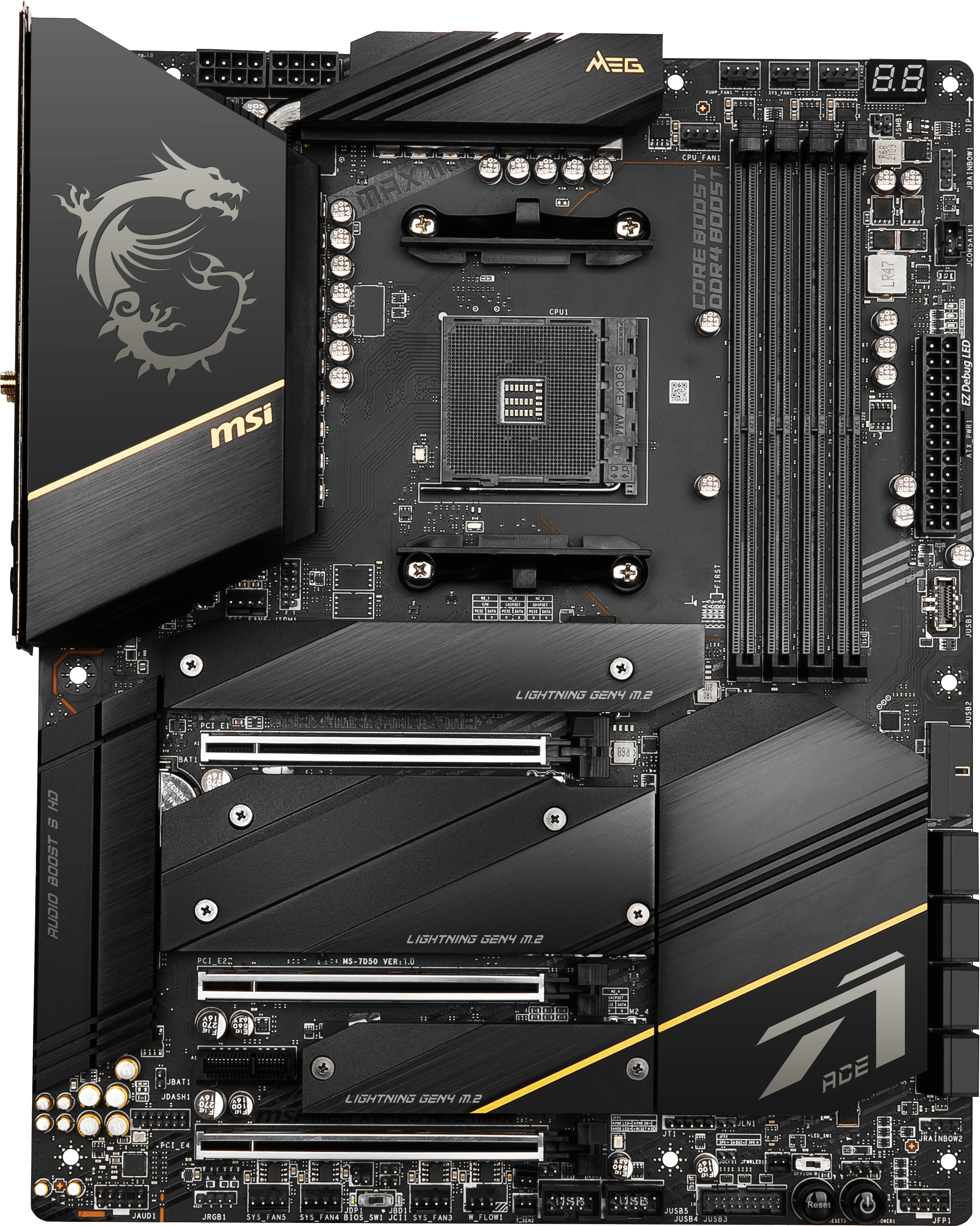 MSI MEG X570S ACE MAX (7D50-001R) Mainboard Schwarz